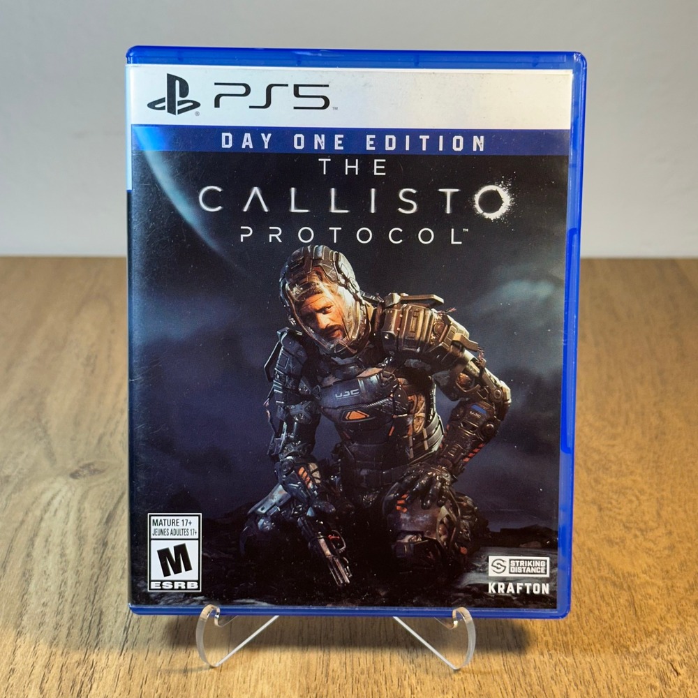 Krafton The Callisto Protocol Video Game PS5 Blue Excellent Day One Edition